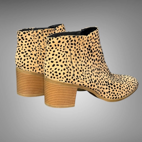 Maurices Cheetah Print Ankle Booties Women’s Size 11 Block Heel Western Boot - Picture 13 of 16